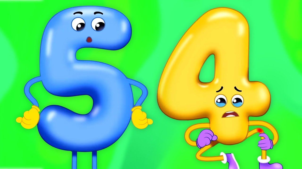 Boo Boo Song, Baby Got A Sick and Kids Rhyme by Mr Number