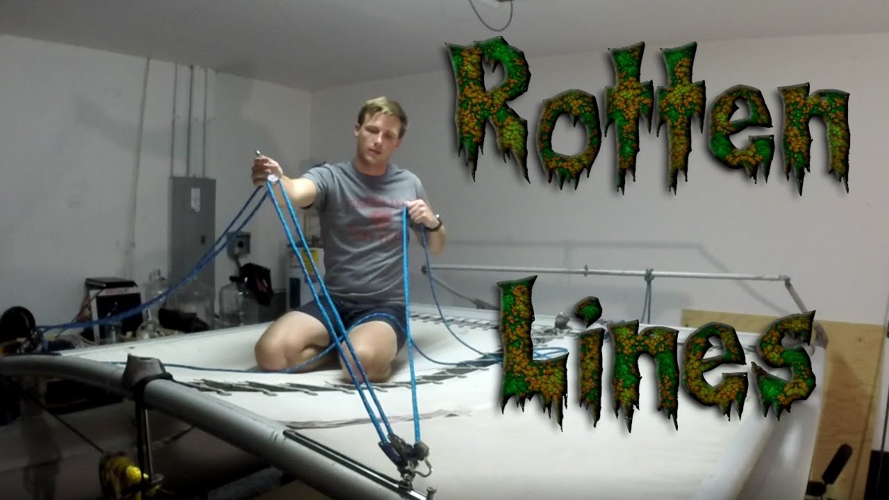 Rotting Lines - Hobie 16 Line Replacement