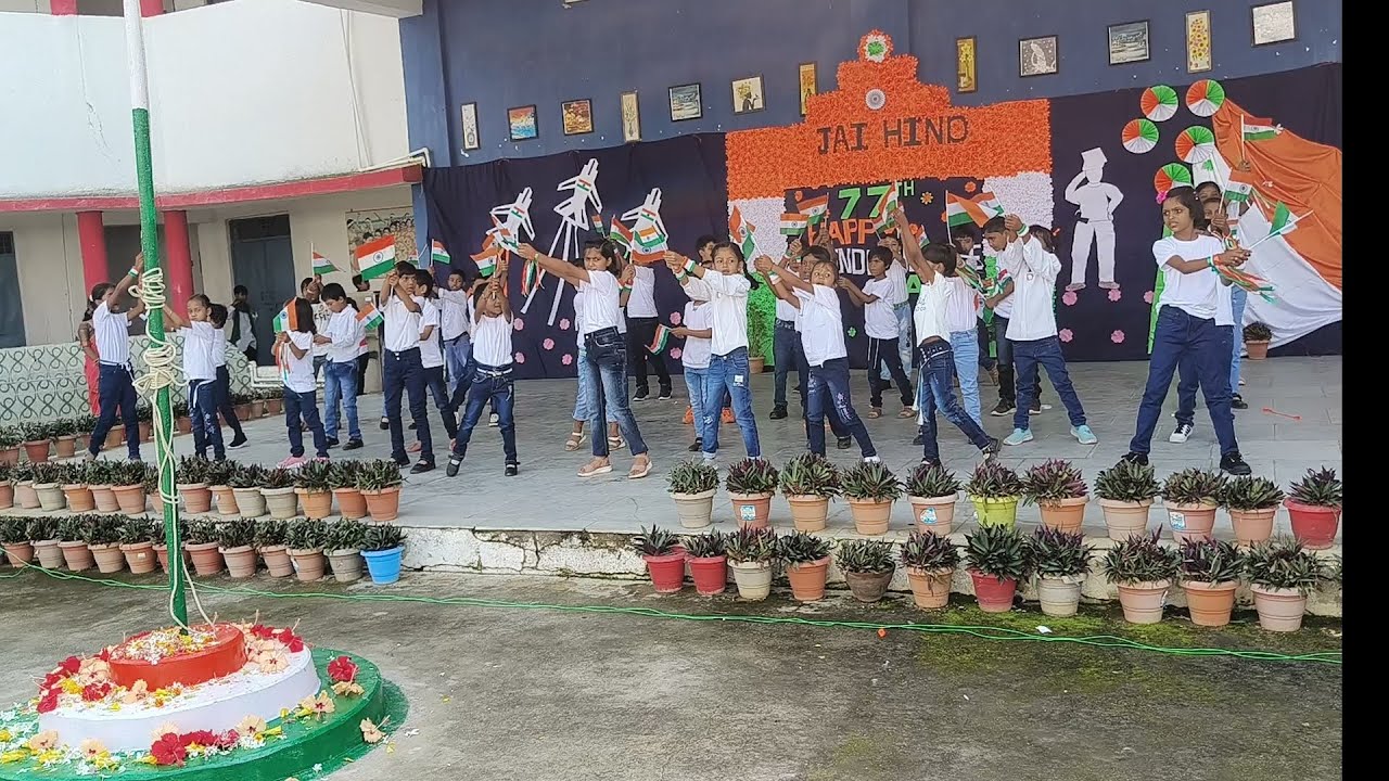 77th independence day celebration in DAV MPS KANSABEL//#independenceday #india #15august #dav