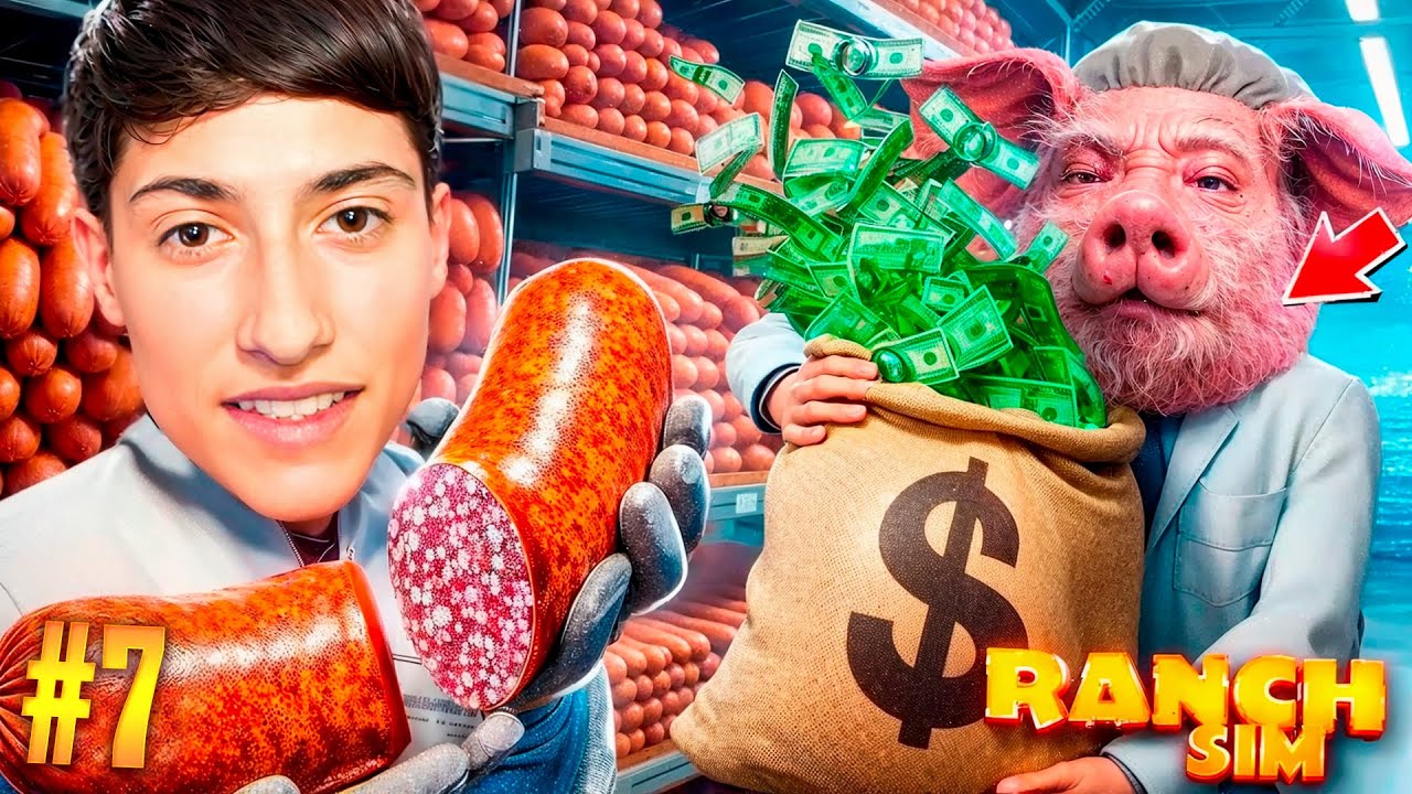 ԽՈԶԵՐԻՆ ՄՈՐԹՈՒՄ ԵՆՔ😕🐷ՈՐ ԵՐՇԻԿ ՍԱՐՔԵՆՔ🌭RANCH SIMULATOR #7‼️