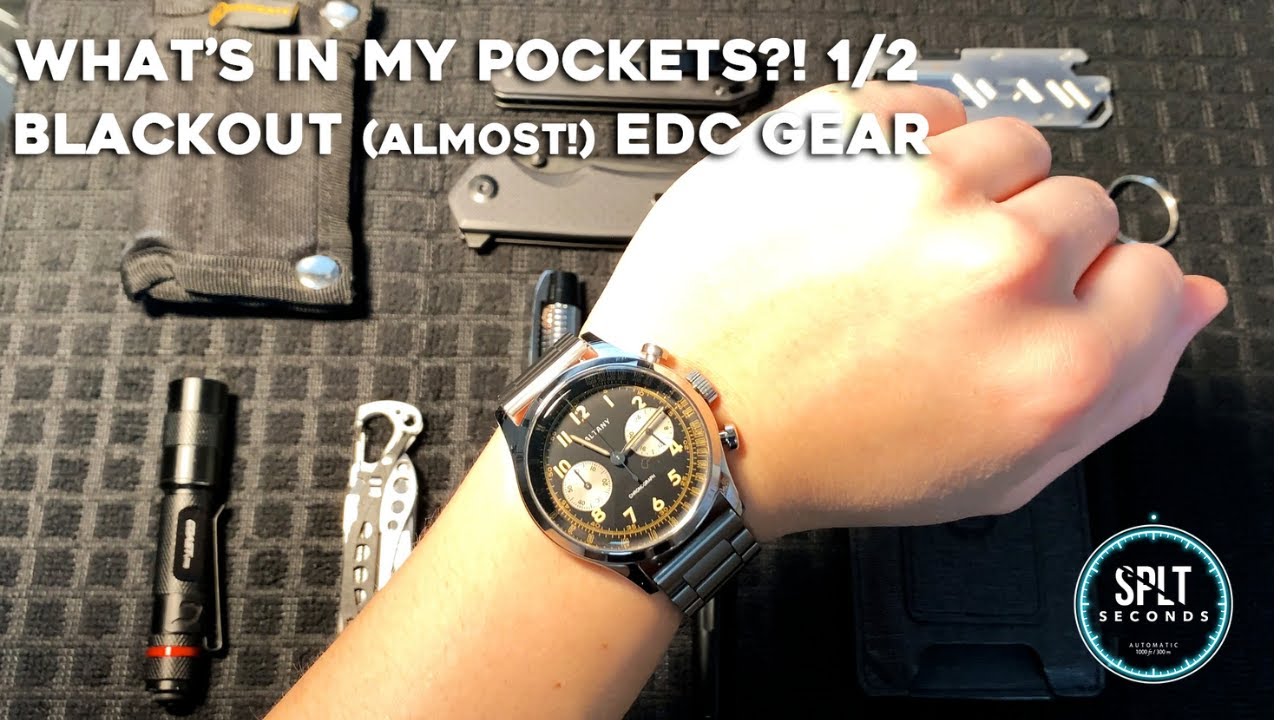 What's in my pockets?! BLACKOUT EDC GEAR (almost!) PART 1/2