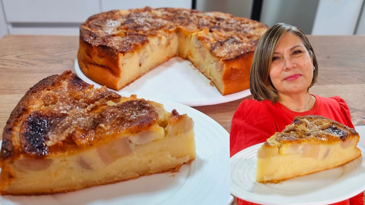 Kuchen de Platano y Manzanas - 3 vasos - Silvana Cocina