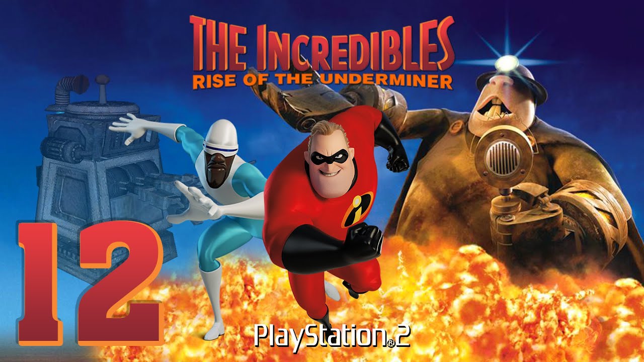 The Incredibles: Rise of the Underminer (PS2) - Co-Op Playthrough Level 12 - Metroville Melee