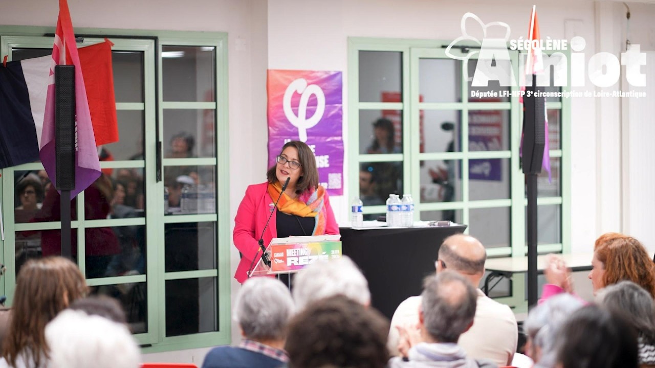 Mon intervention au Meeting de Rezé Insoumise du 28 février 2026