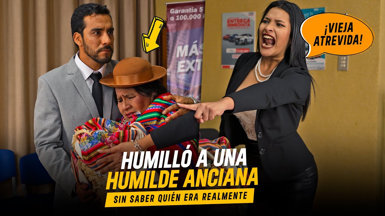 Mujer humilló a humilde Anciana sin saber quien era | Mujer prepotente y humillante con una anciana