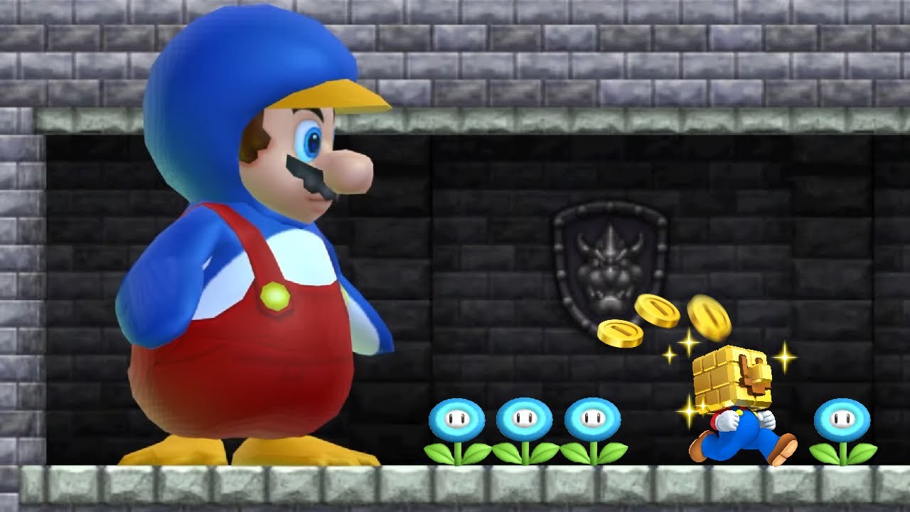 Giant New Super Mario Bros. Wii Secret Cheating World  - Walkthrough -  #07