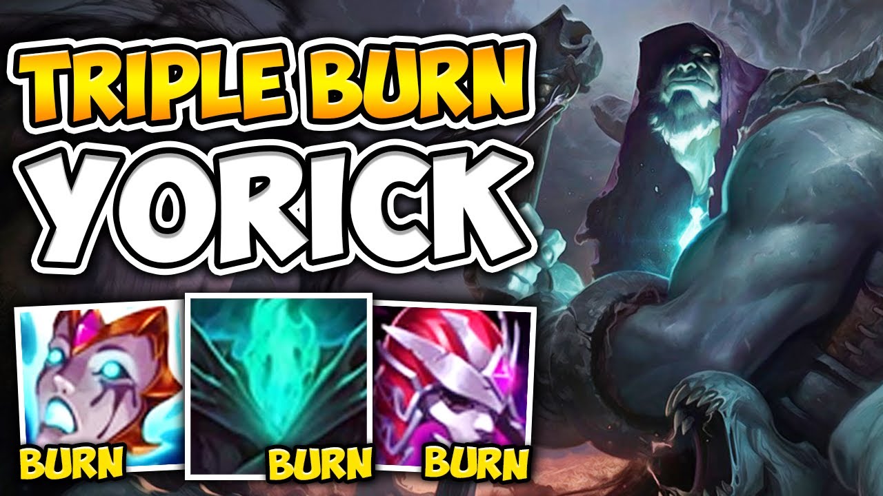MAIDEN WILL DRAIN YOUR HEALTH IN SECONDS WITH FULL BURN YORICK! - League of Legends