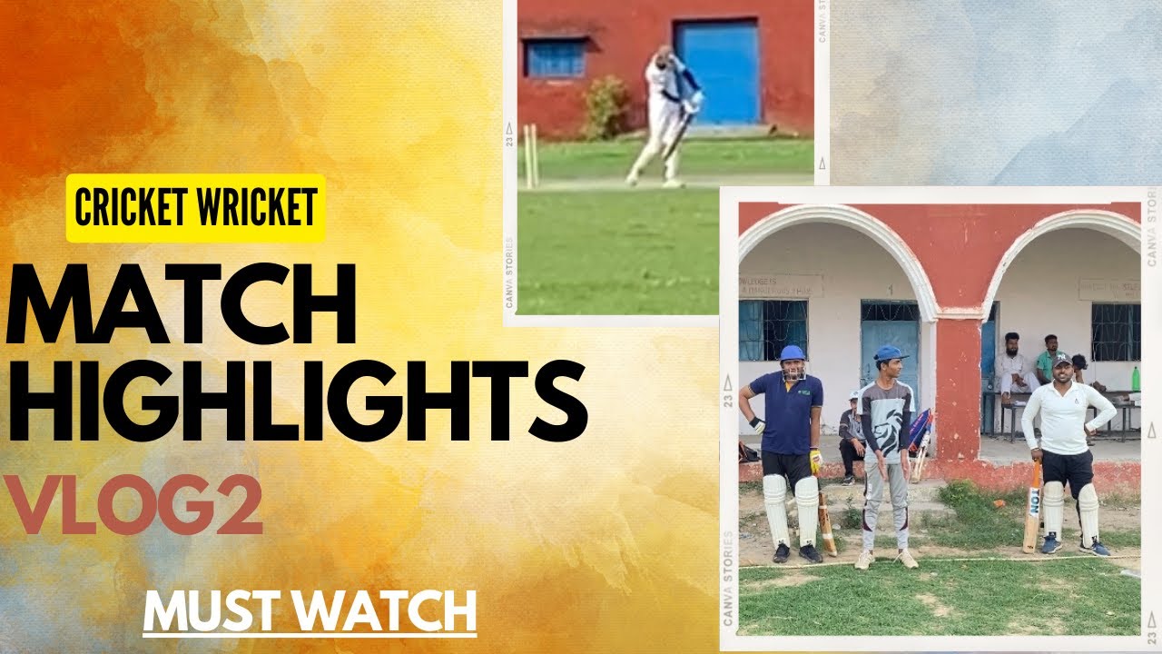 Cricket highlights |cricket wricket|  Vlog2 #vlog #cricket