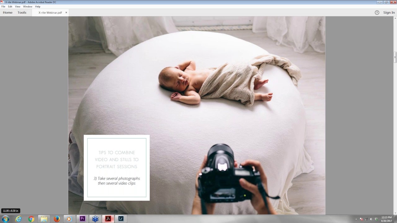 How to integrate DSLR Video in your maternity + Newborn sessions