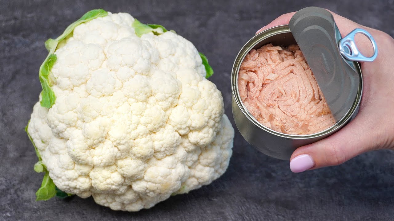 So hat meine deutsche Großmutter Blumenkohl gekocht❗️ Einfach Blumenkohl und Thunfisch untermischen.