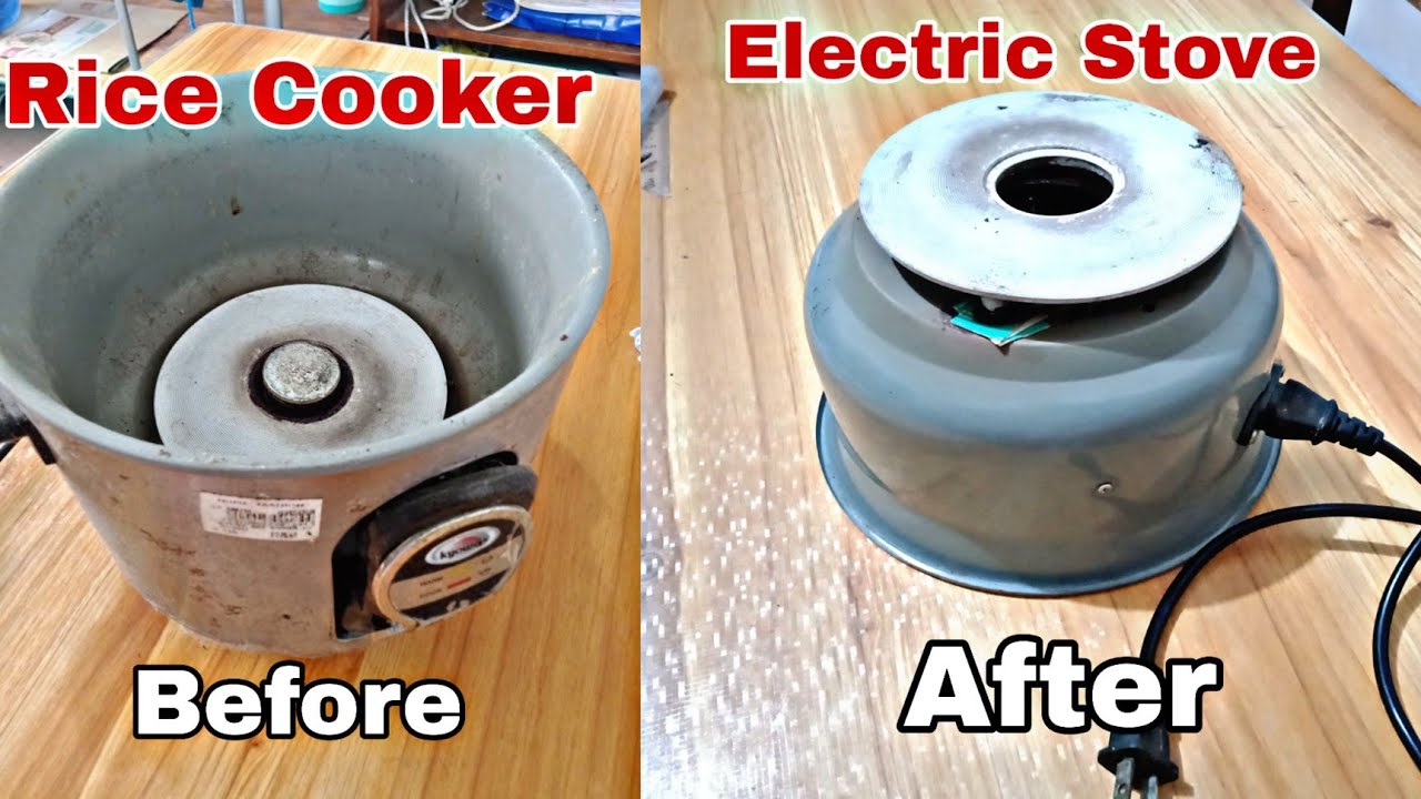Defective RICE COOKER turned into ELECTRIC STOVE || DIY.