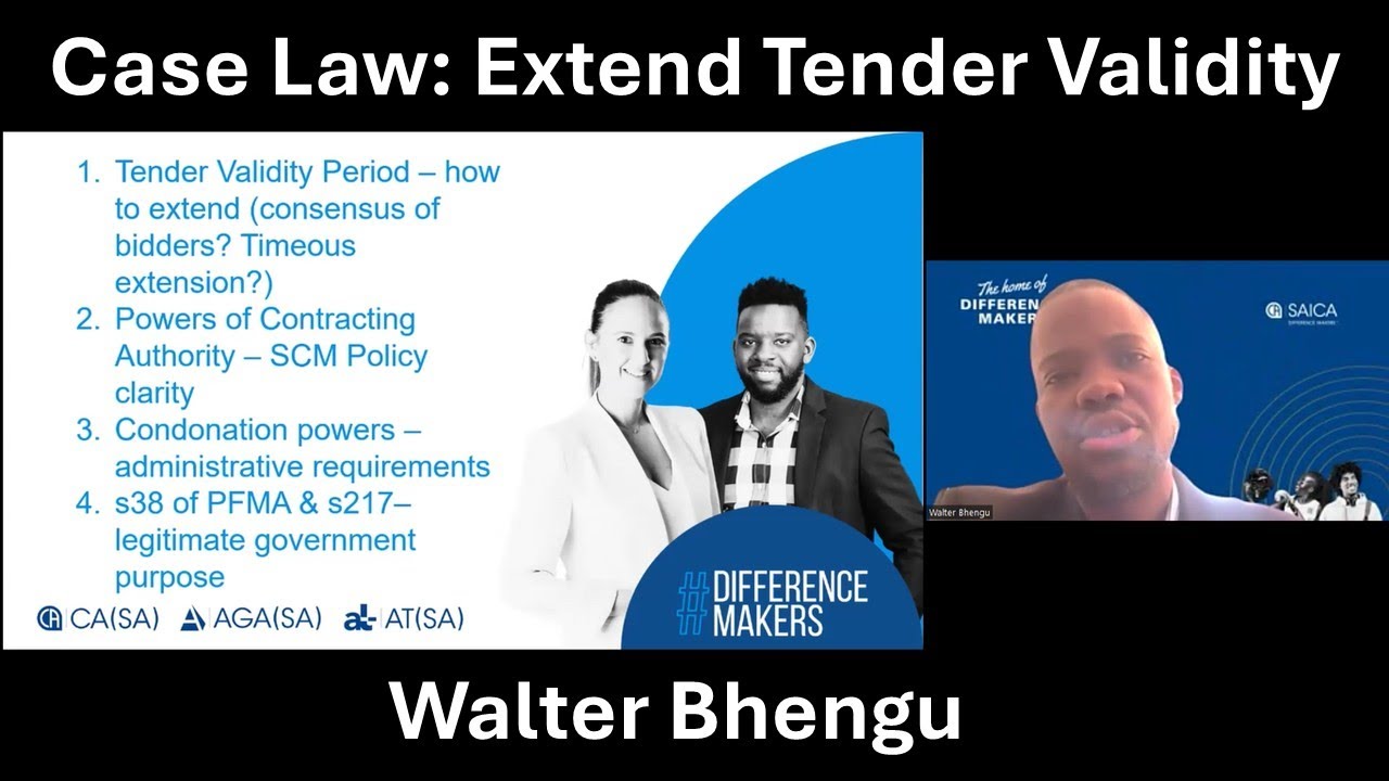 Bid Validity Case - Aventino v Gauteng Roads - Supreme Court Appeal (SCA)