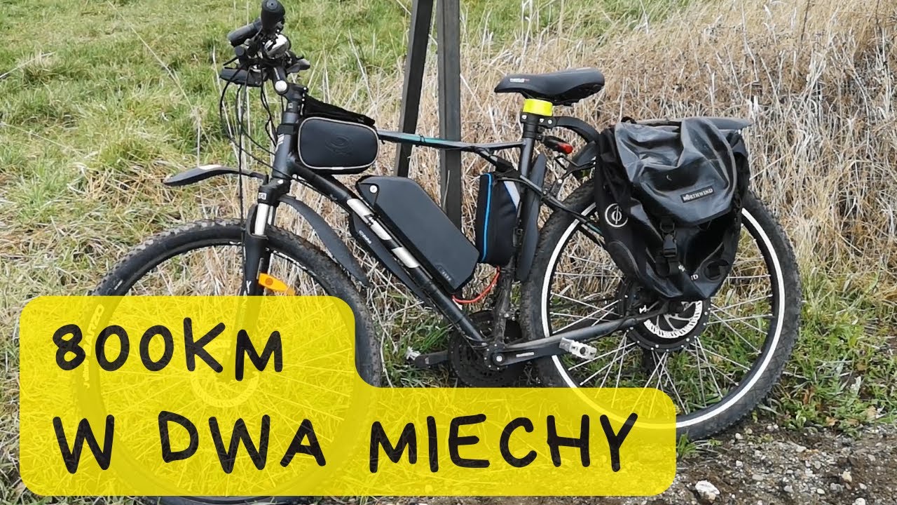 Pierwsze 800km na moim rowerze elektrycznym. Wrażenia, porównanie z hulajduszą, zasięg, osiągi