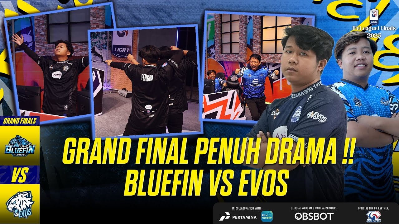 Grand Final penuh drama !! | Bluefin buat EVOS kesulitan di  match akhir !! | Bluefin vs EVOS Esport