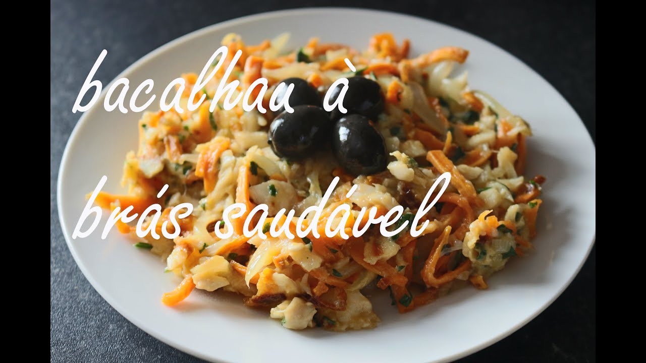 Bacalhau &Agrave; Br&aacute;s Saud&aacute;vel Com Batata Doce | Portuguese Cod Fish Dish | Joanabbl 163