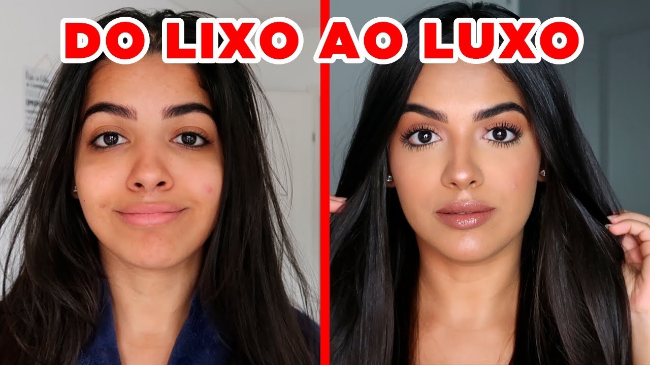 DO LIXO AO LUXO (cabelo e make) | #Caroltododia