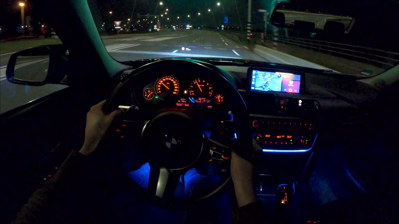 BMW F30 NIGHT DRIVE POV