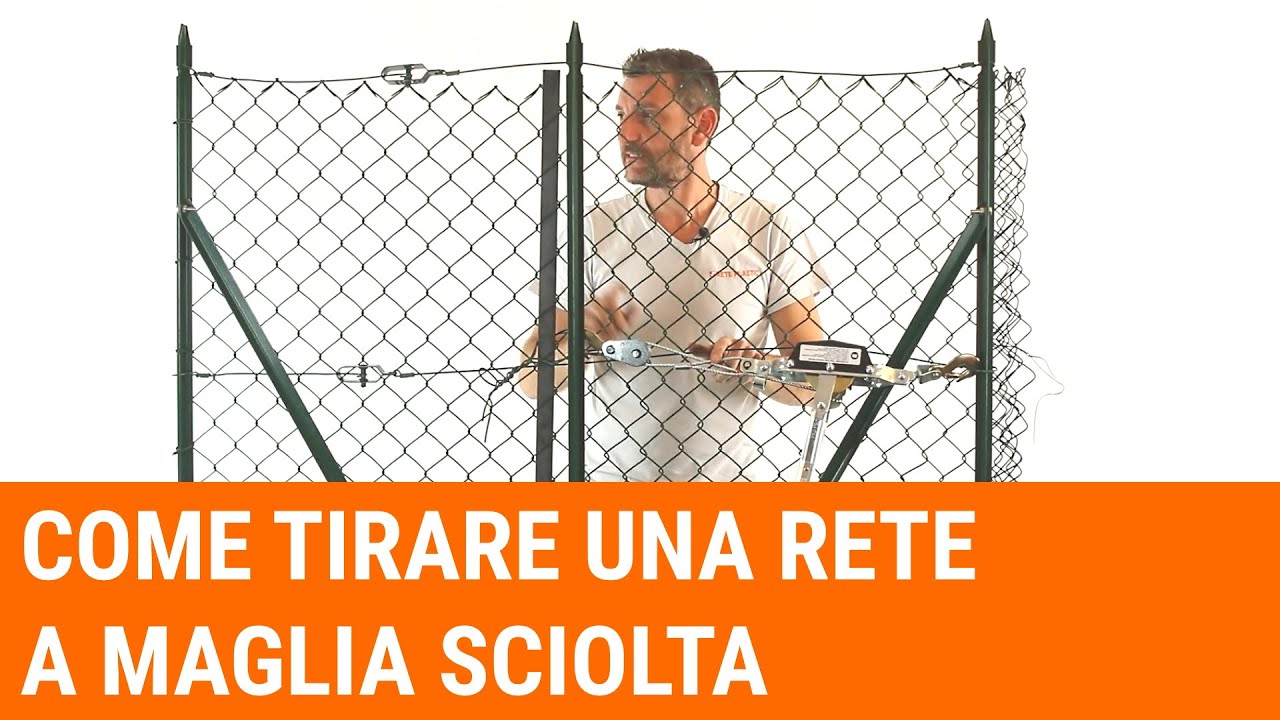Tutorial: come tirare una rete a maglia sciolta. Video 2 di 3