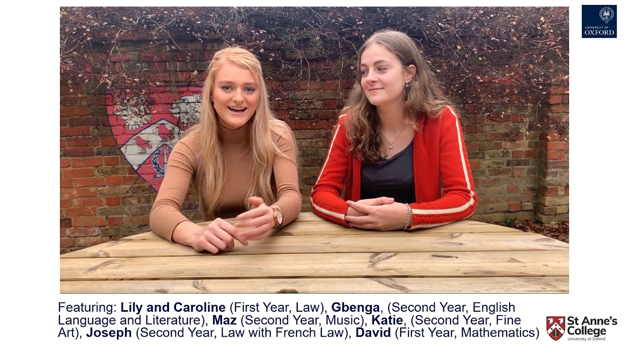 St Anne's College: Meet our Students!
