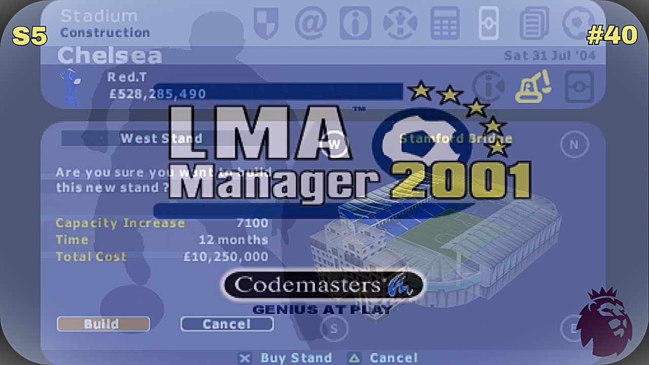 LMA Manager 2001/ Career Mode-Chelsea #40