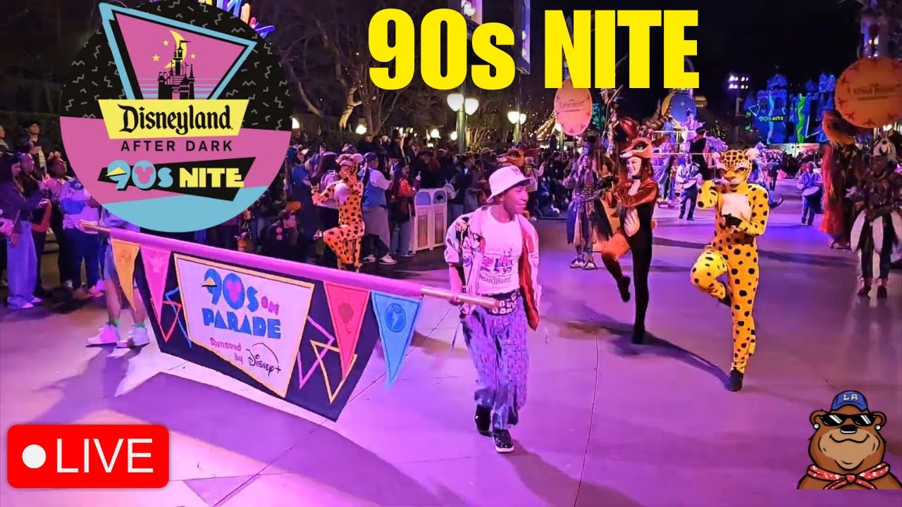 🔴 Live: Rainy 90s Nite Final Stream at Disneyland - After Dark Event 03/06/25