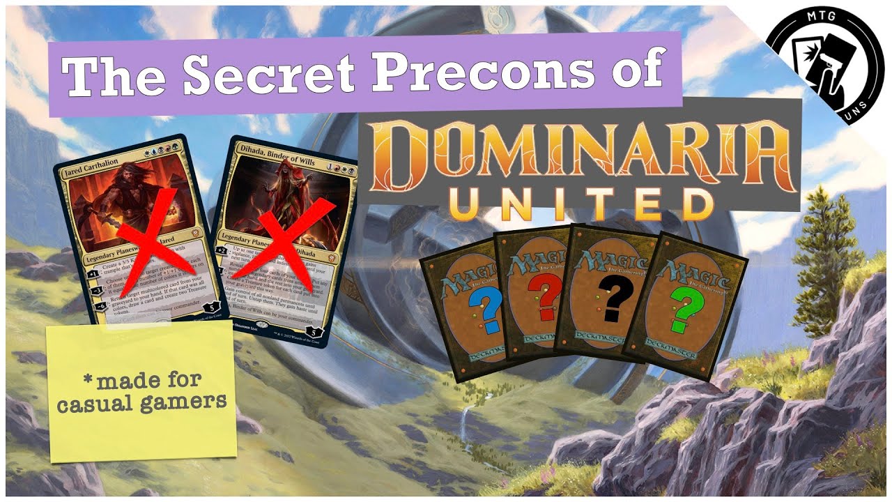 Dominaria United Secret Precons! | Not an Upgrade Video for Painbow or Legends Legacy | Commander