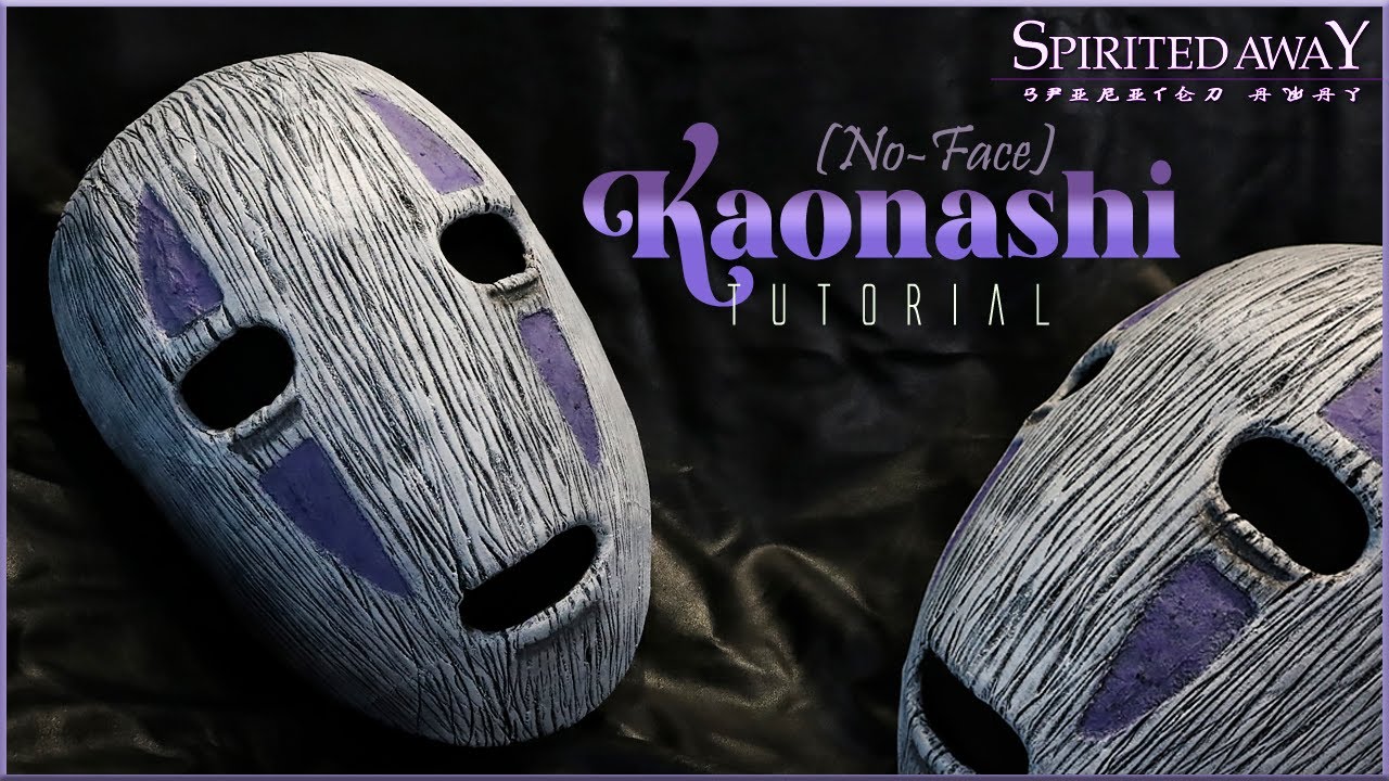 Tutorial: Cómo hacer la máscara de sin cara- sin rostro | KAONASHI| El viaje de Chihiro | Patrones