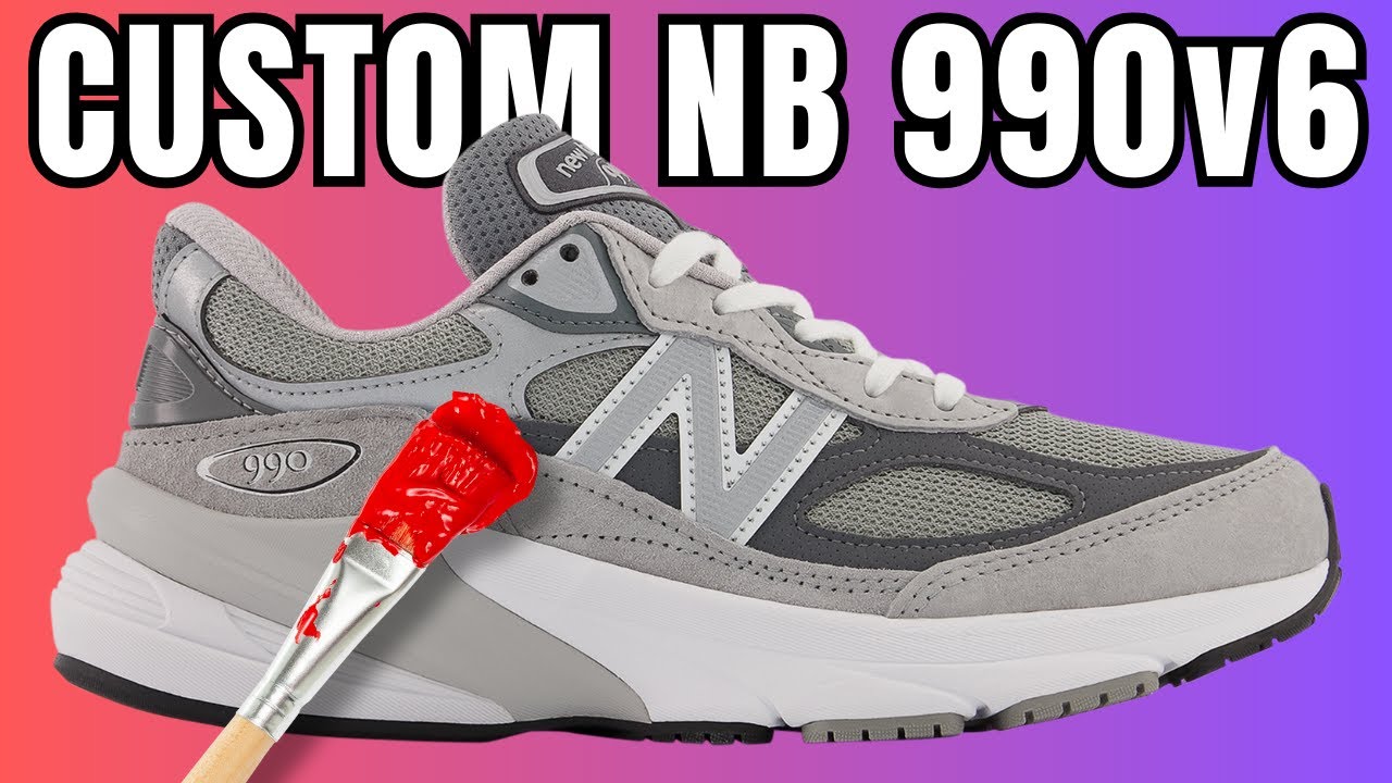 Customizing New Balance 990v6 With A Very Odd Theme!!! 😱