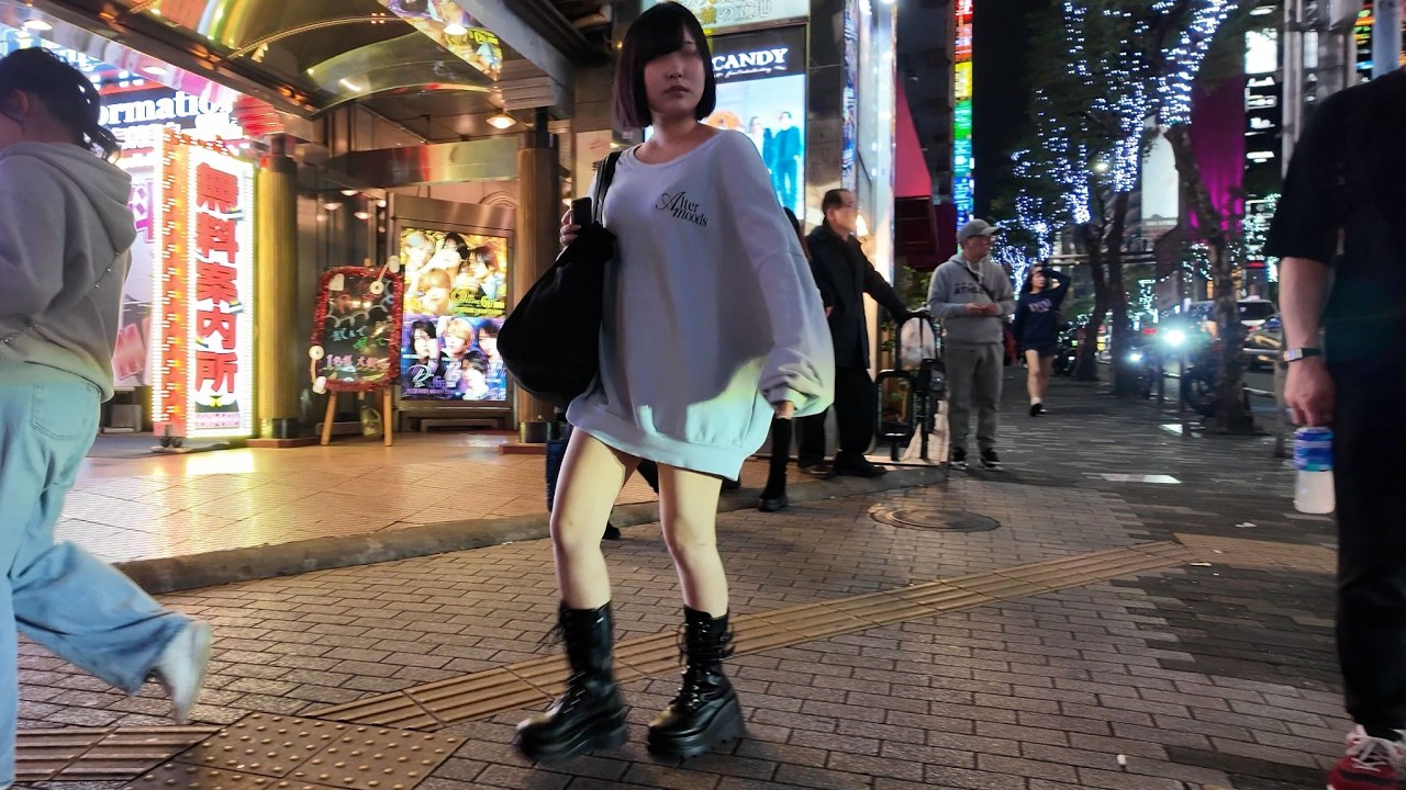 [Night walk-4K] Shinjuku kabukicho - Okubo Park (November 16, 2024)