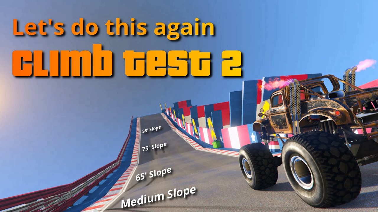 GTA V Best Vehicle for Climbing Part 2 | The Climb Test #2