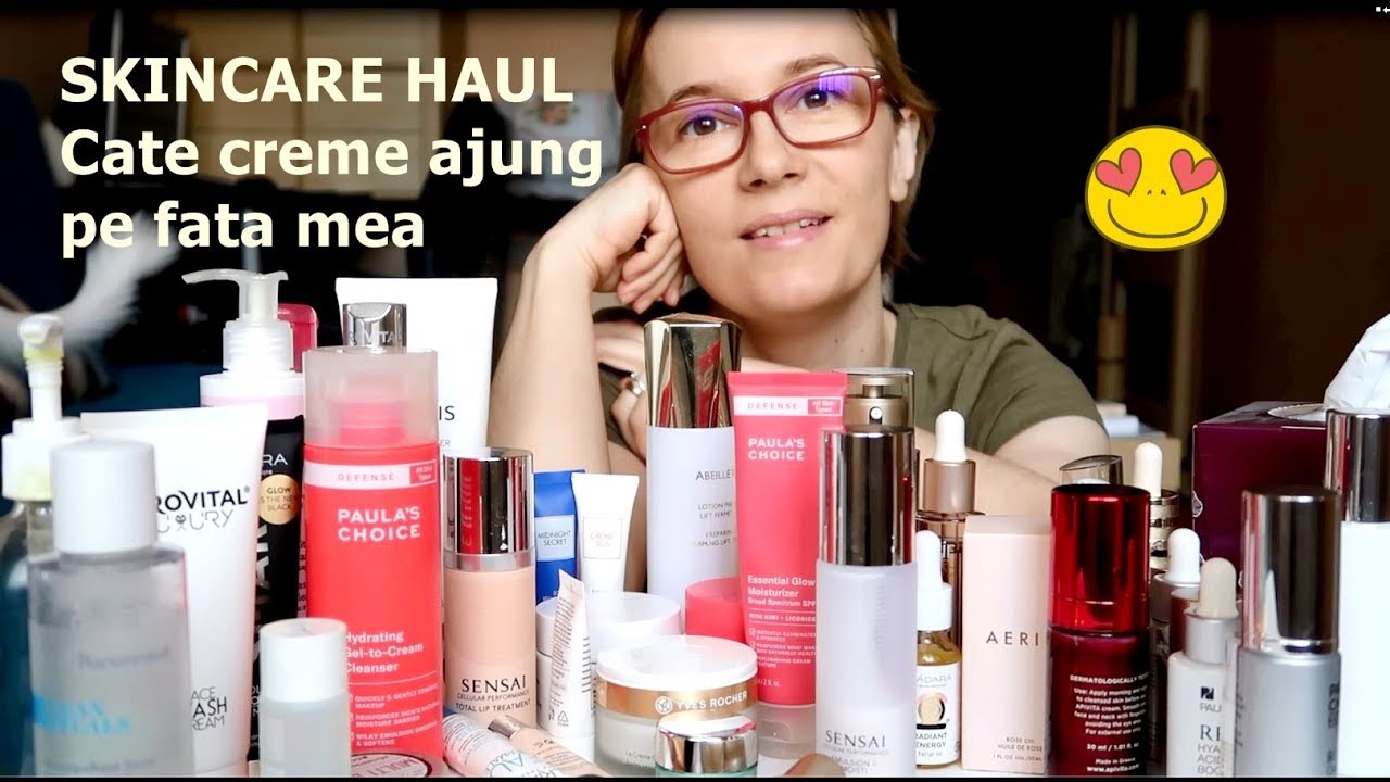 HAUL SKINCARE Ce creme ajung pe fata mea
