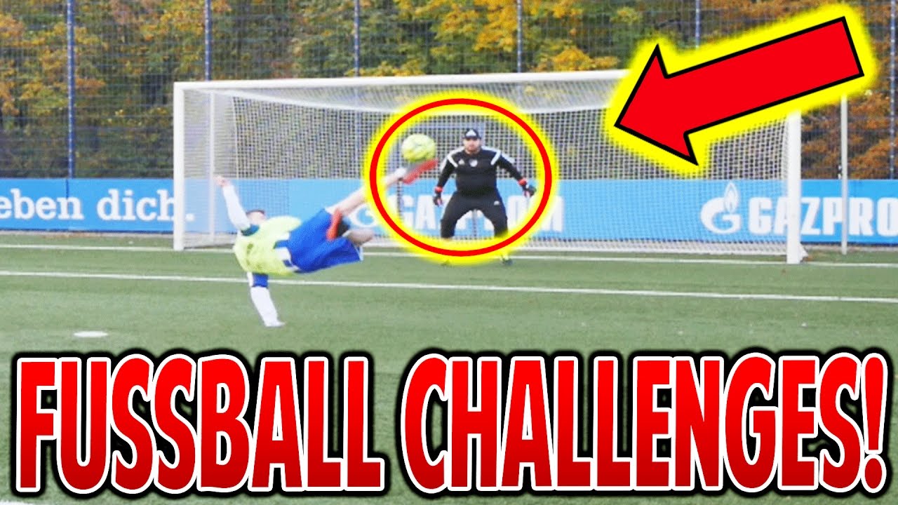 FUSSBALL CHALLENGE vs. SCHALKE PROFIS! ⚽⛔️⚽ FUßBALL CHALLENGES (DEUTSCH) - PROOWNEZ & FIFAGAMING!