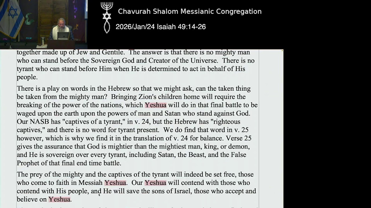 2026/Jan/24 Isaiah 49:14-26