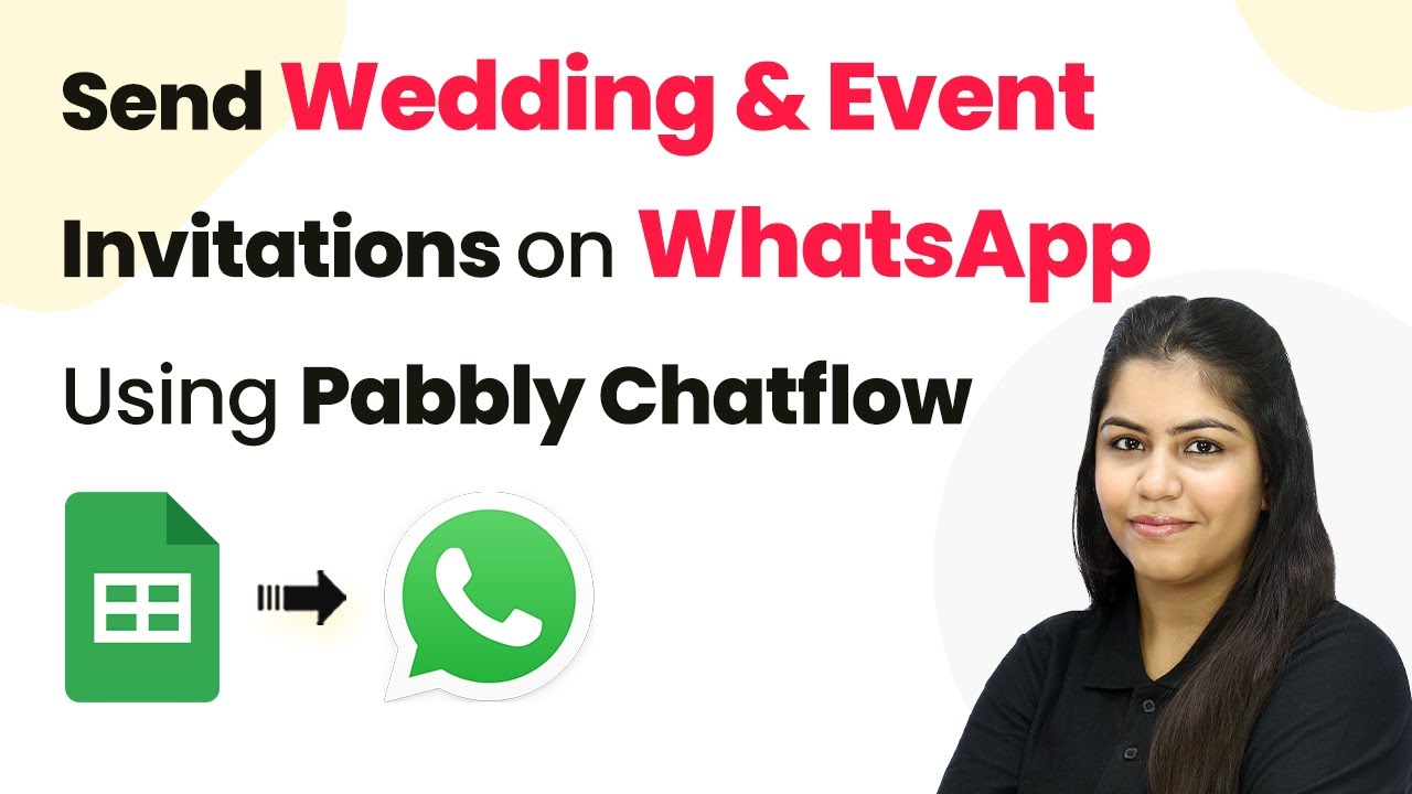 How to Send Wedding & Event Invitations on WhatsApp Using Pabbly Chatflow