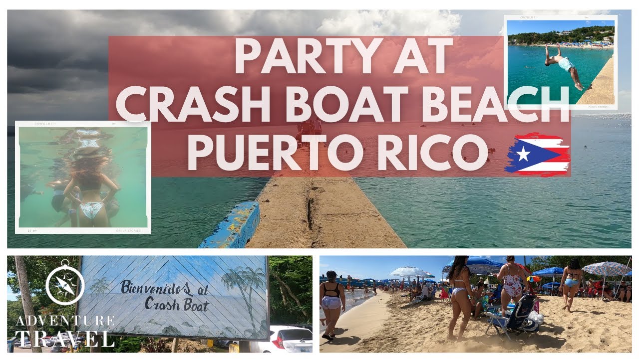 Beach Party at Crash Boat Beach Puerto Rico
