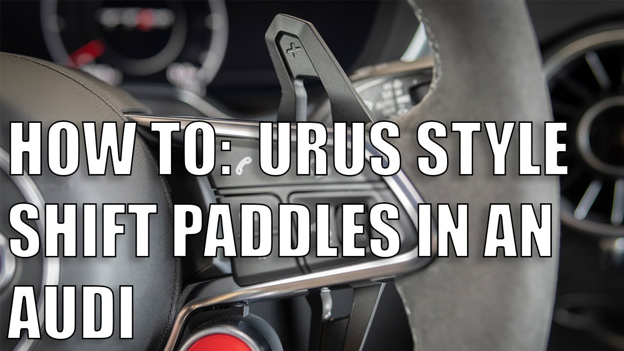 How to install the RKX Urus style billet shift paddles on an Audi TTRS