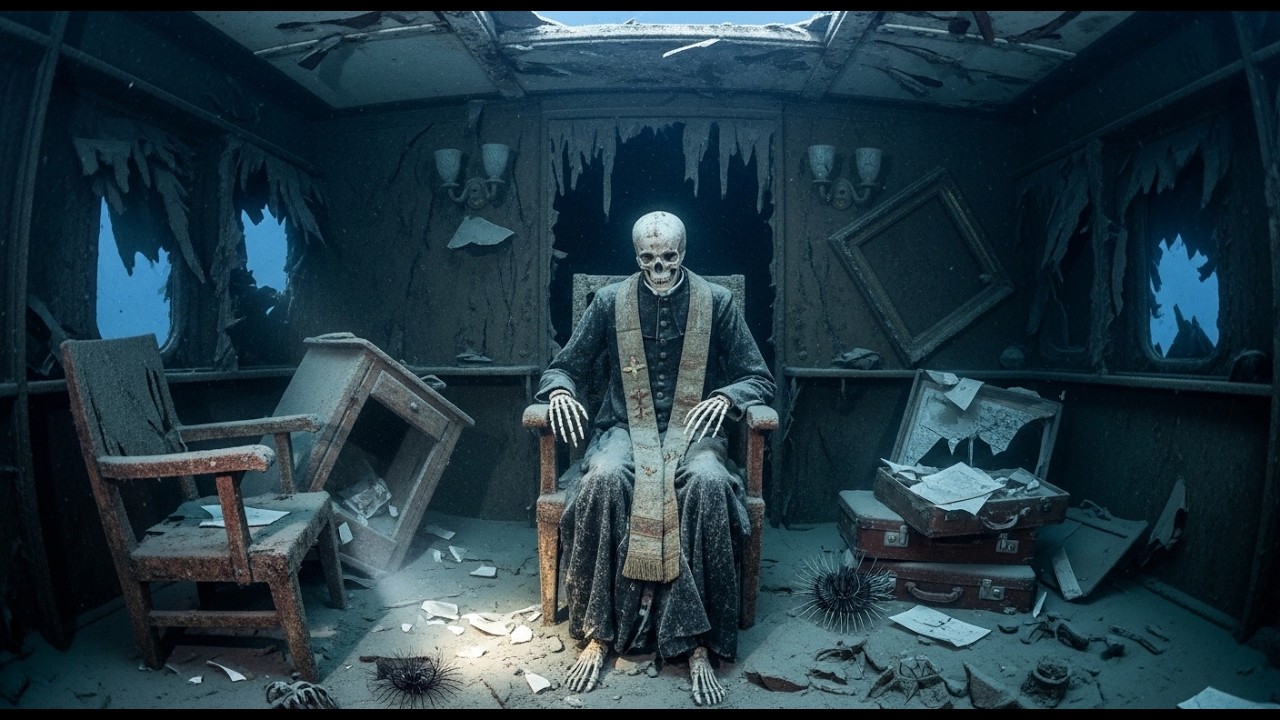 Emotional Titanic Moment: Pianist clutching his piano since 1912.