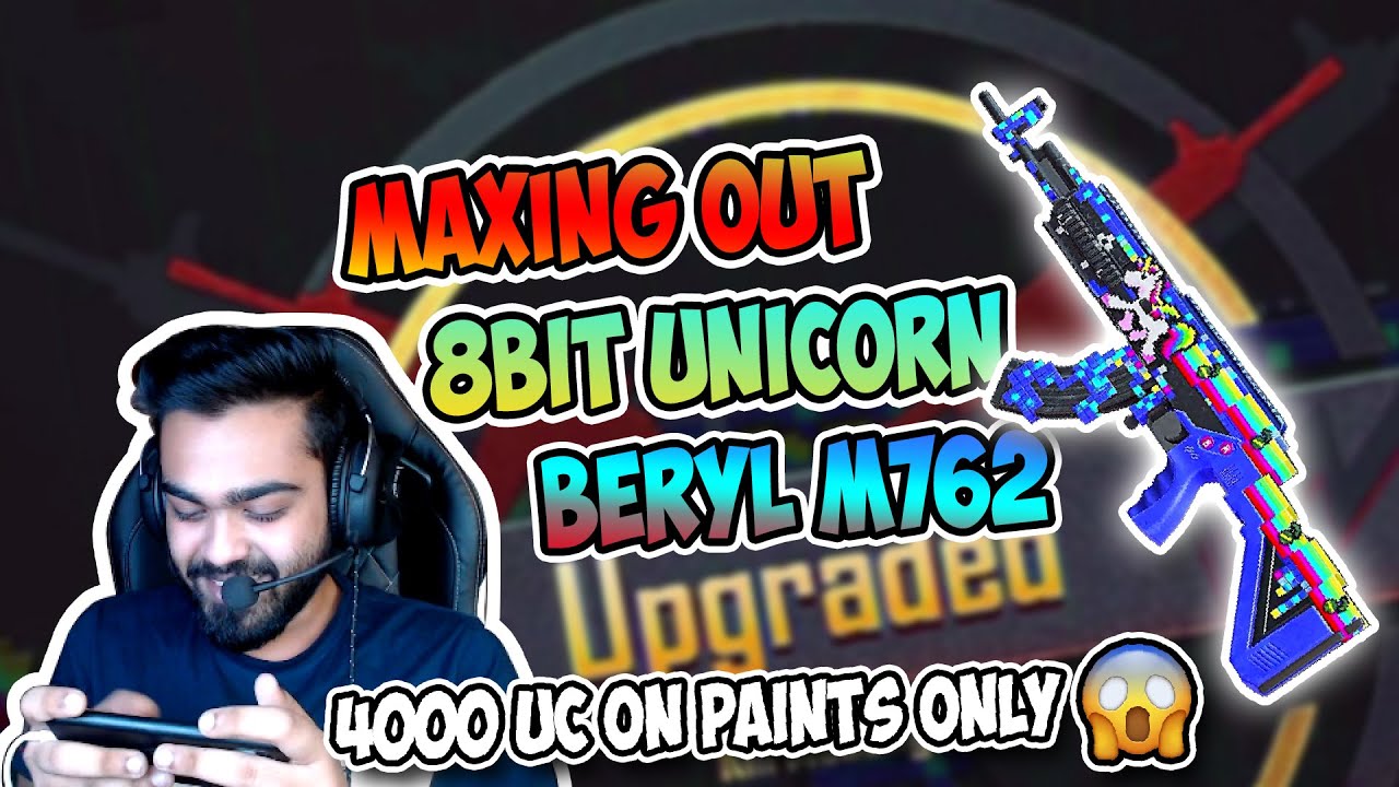 8-bit UNICORN BERYL M762 || UNLUCKIEST GUN SPIN EVER :/  || PUBG MOBILE || 8bit MAMBA