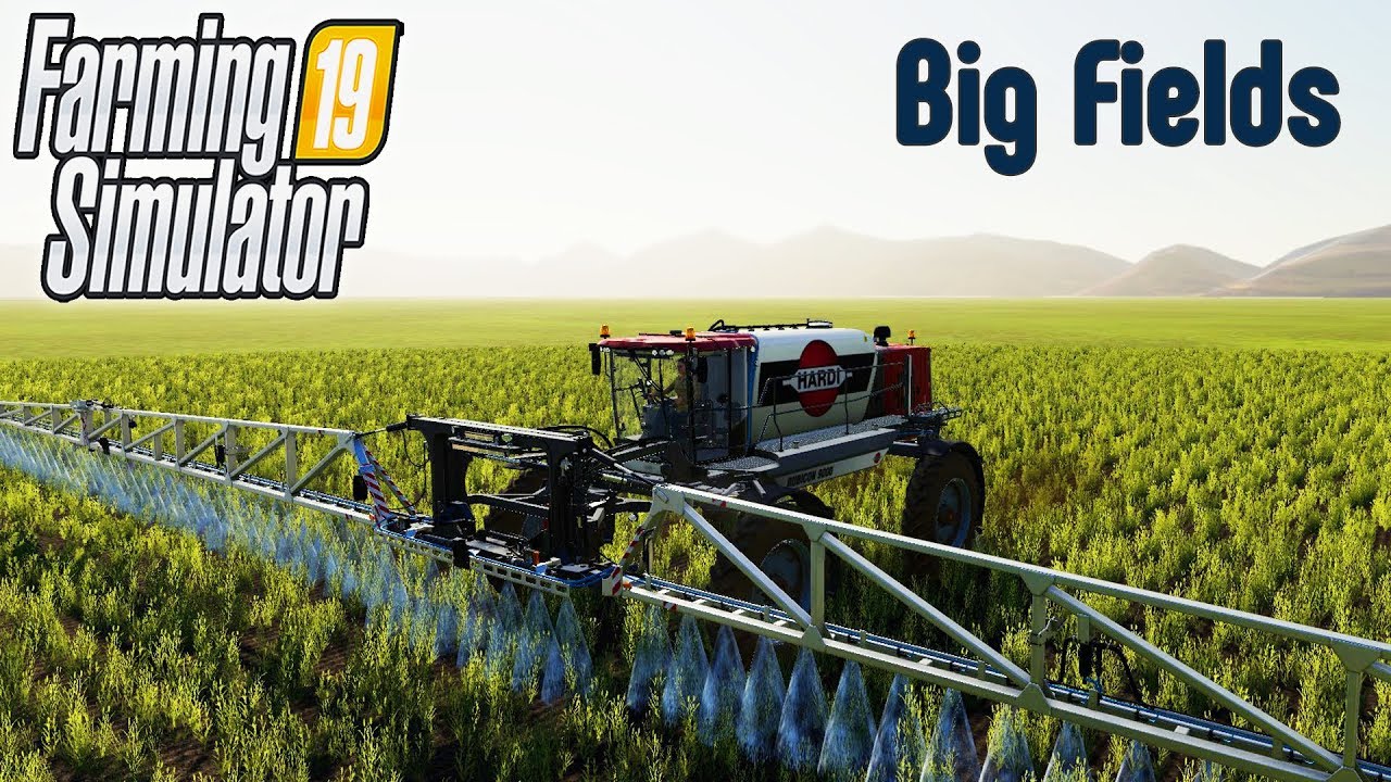 🚜#2 Big Fields - карта с огромными полями! FARMING SIMULATOR 19