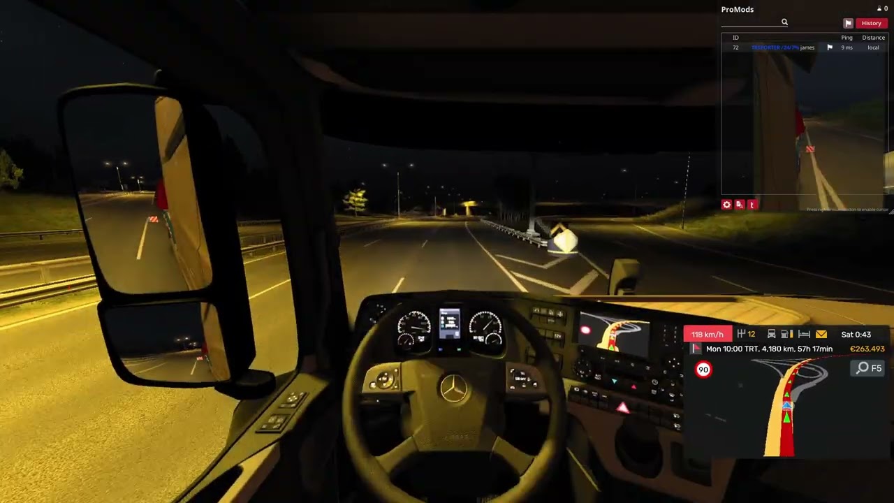 ets2 transport  cargo water tank from brgas to obia