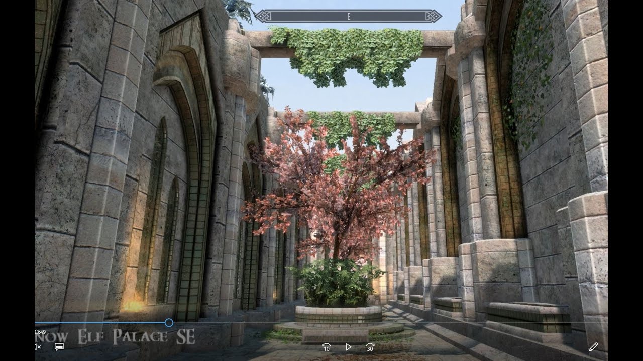 Snow Elf Palace Skyrim/SE - Syrim Special Edition House Mod