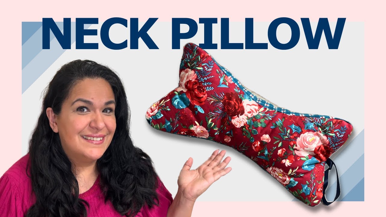 Neck Pillow Sewing Tutorial Pattern from Sew4Home