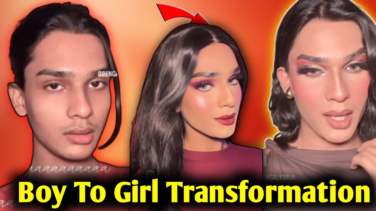 boy to girl makeup transformation | makeup reaction video | male to female makeup transformation