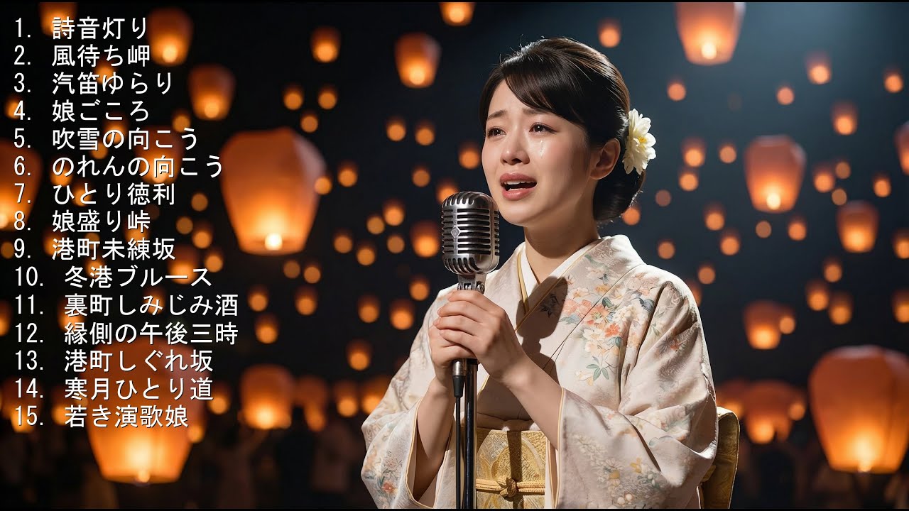 🎵日本演歌 の名曲 メドレー🎵 心にしみる日本の演歌💖