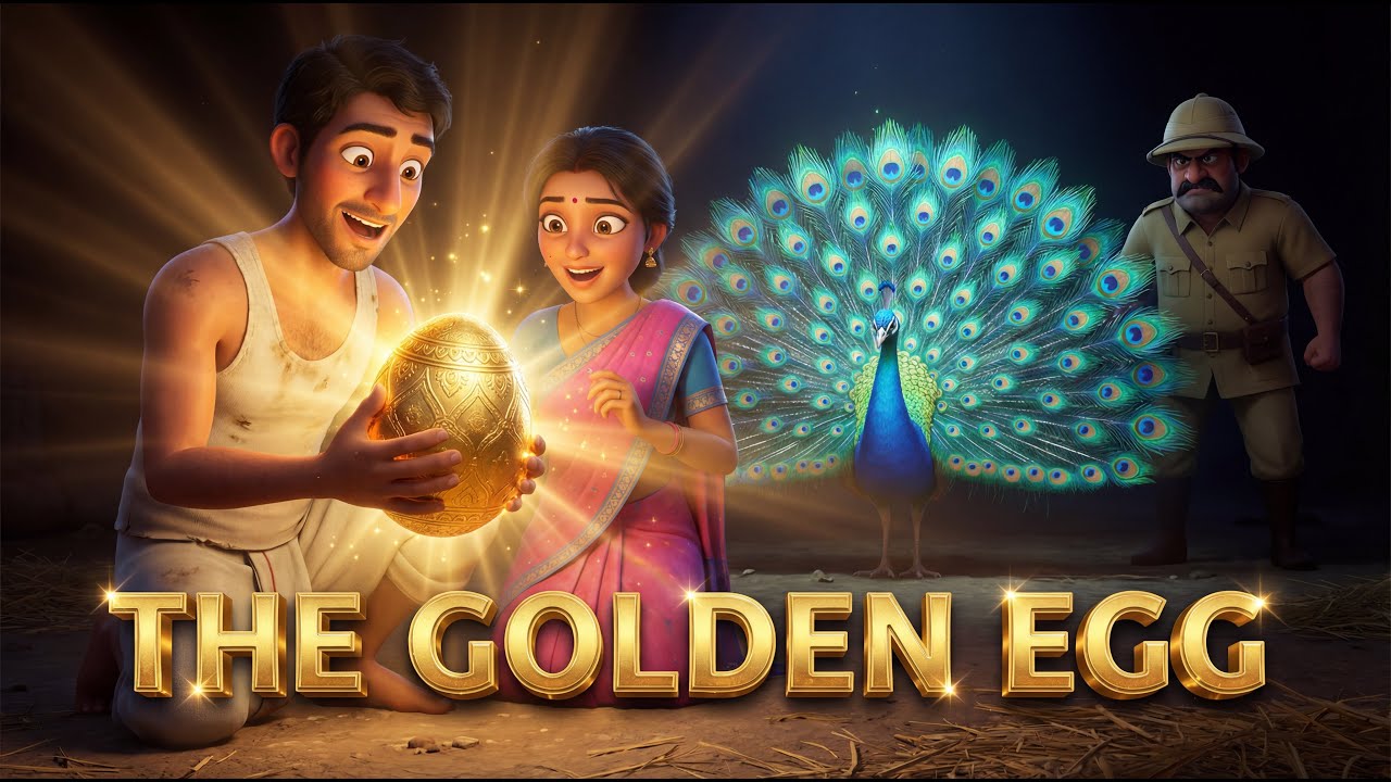 Jadooyi Morni Aur Sone Ka Anda 🦚✨ | Gareeb Shikari Ki Kismat | New 3D Hindi Moral Story