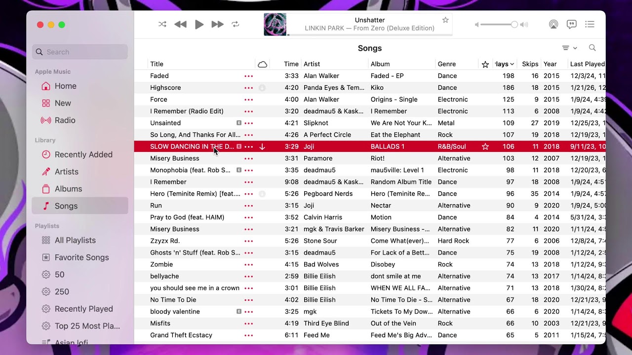 I pay for Apple music twice. My itunes library reconstructed after 2004-2016 account was deleted.