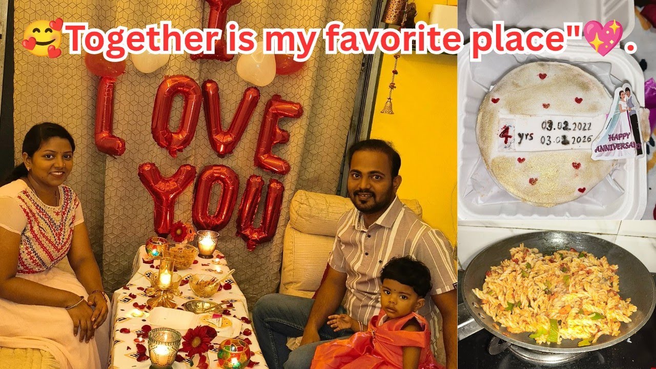 Candle 🕯️ Light Dinner with my family ✨🥰 आमची पहिली भेट 🫶🏻Romantic date at home ❤️#romantic 
