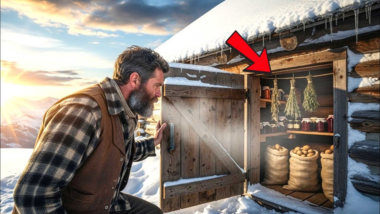 Everyone Laughed When He Built a Root Cellar Into His Cabin Until It Stayed Warm All Winter