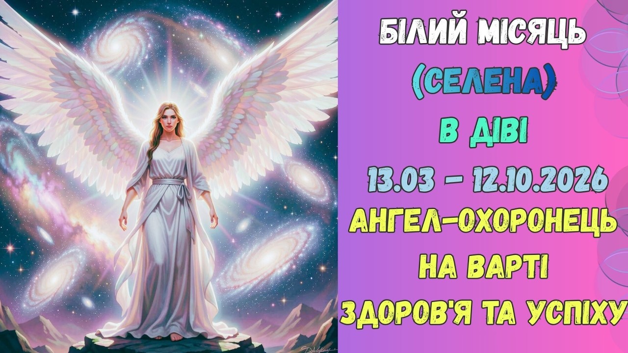 Білий Місяць Селена в Діві 13 03 - 12 10 2026 Порядок, зцілення та нові можливості
