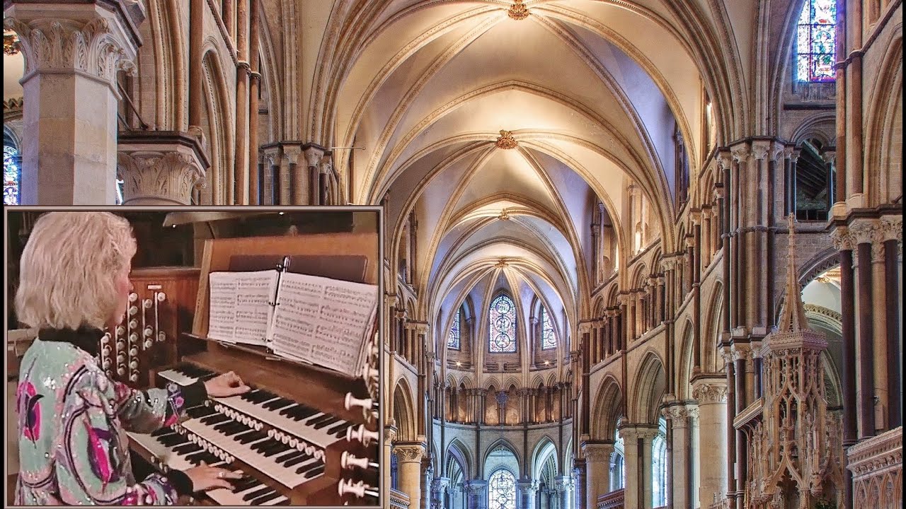 Rutter | TOCCATA IN SEVEN | Diane Bish at Canterbury Cathedral, England